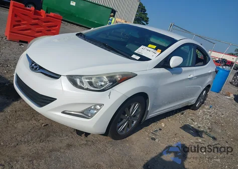 2016 Hyundai Elantra Se z USA, uszkodzony, nr VIN 5NPDH4AE7GH753923